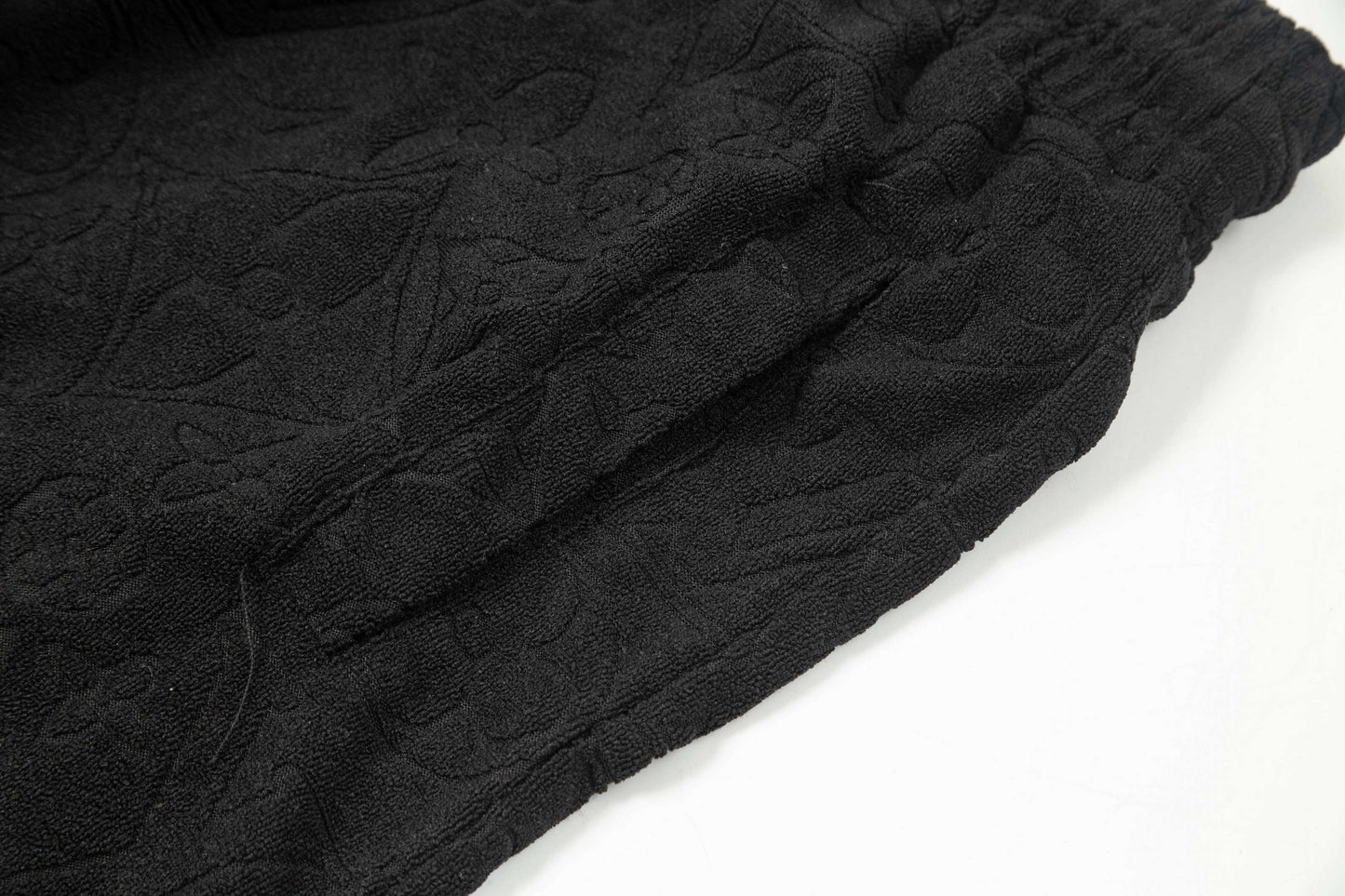 250313 New high quality dark jacquard full print shorts