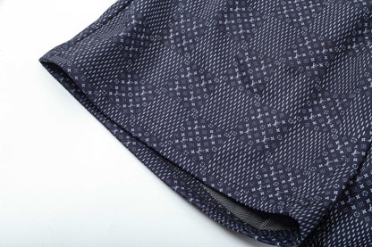 250313 New high quality knitted jacquard full print shorts