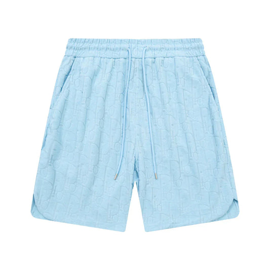 1211 New plaid jacquard towel shorts