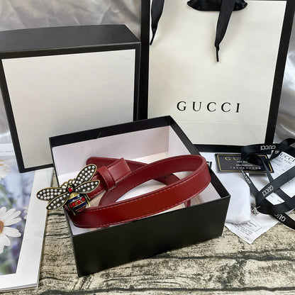 4 Colors  bee lychee pattern double-sided belt