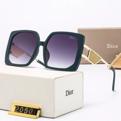 Large frame metal sunglasses