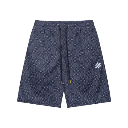 250313 New high quality knitted jacquard full print shorts