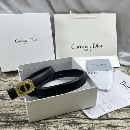 6 Colors CD rhinestone plain belt