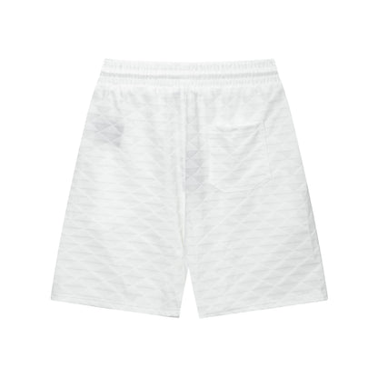 250313 New high quality jacquard metal label shorts