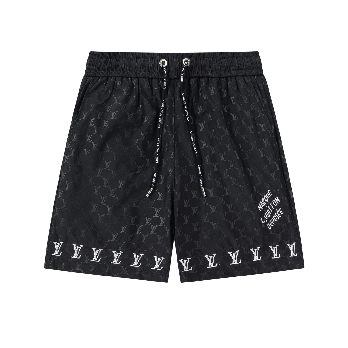250313 New high quality full embroidered shorts