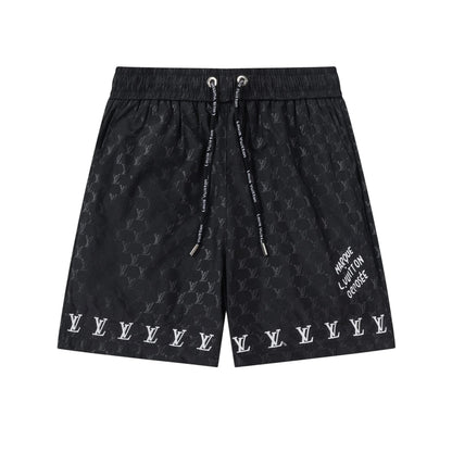 250313 New high quality full embroidered shorts