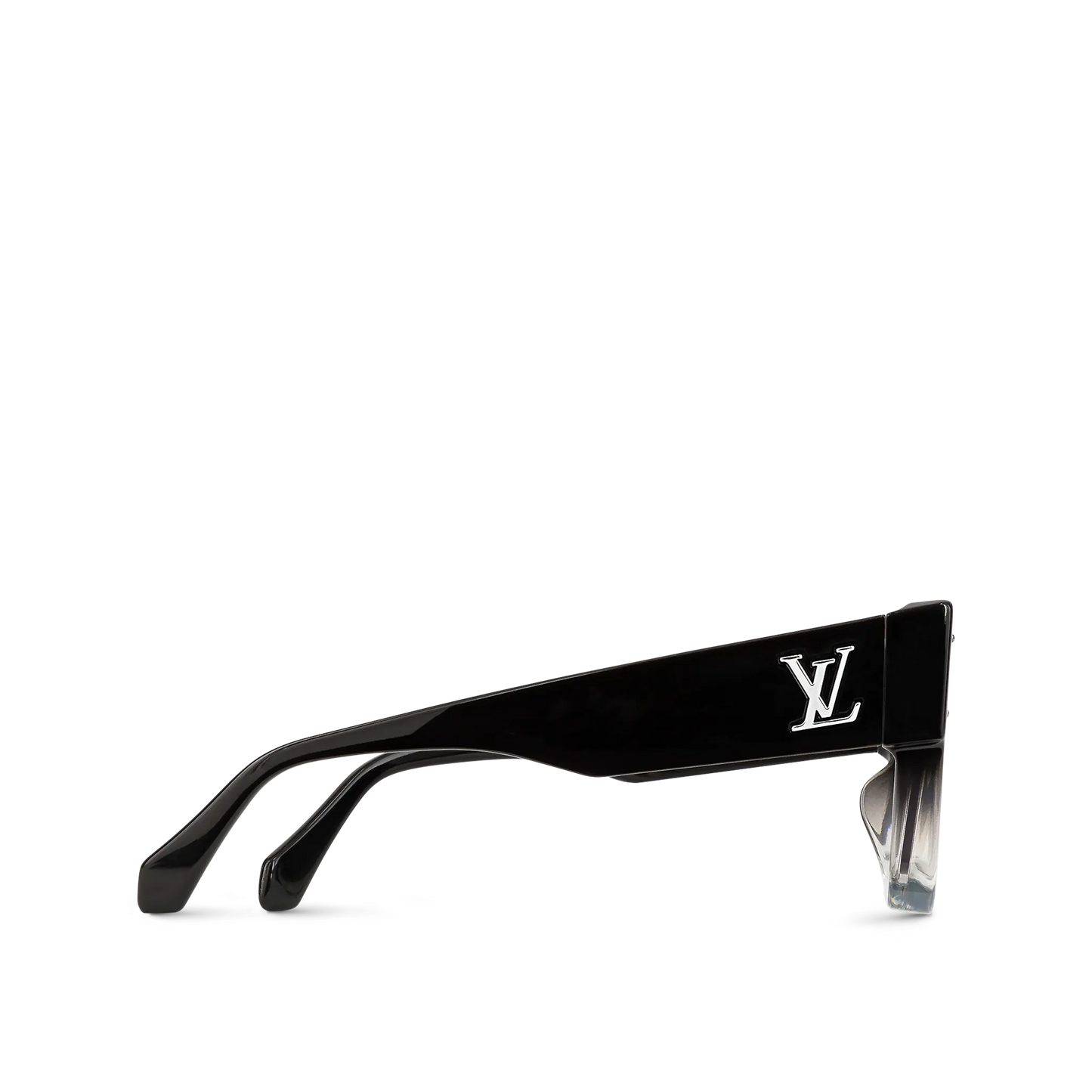 Hot Gradient Black Square Sunglasses