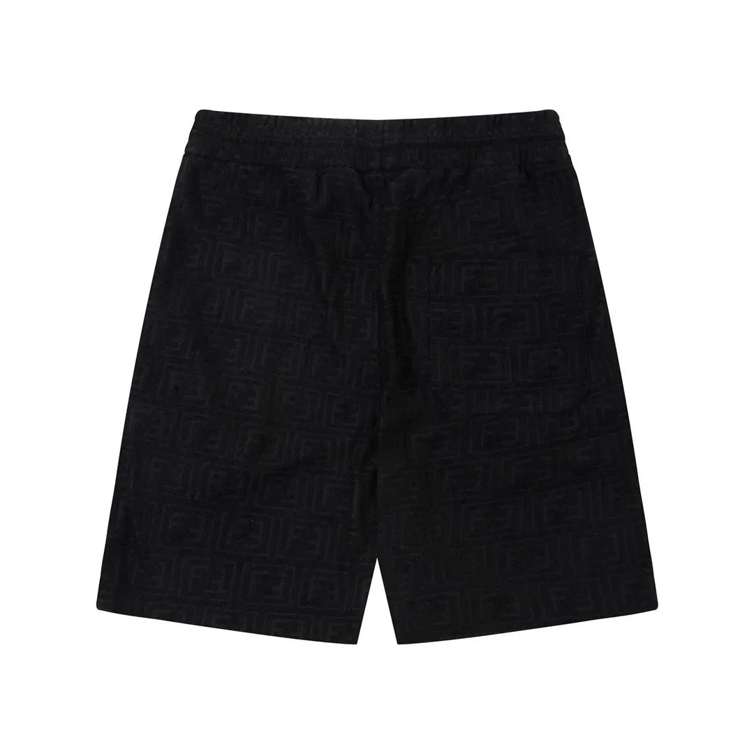1211 New plaid jacquard towel shorts
