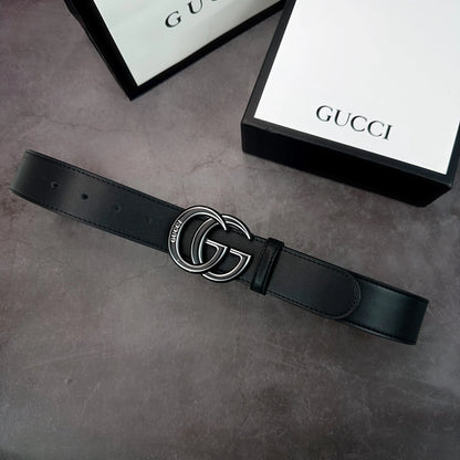 2 Colors printed letter leather belt