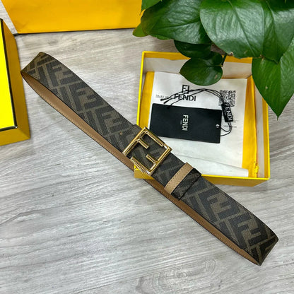 Double belt loops with leather material