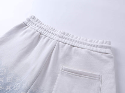 250212 Classic gradient printed cotton shorts
