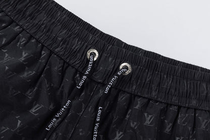 250313 New high quality full embroidered shorts