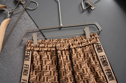 250224 New high quality jacquard knit stretch shorts