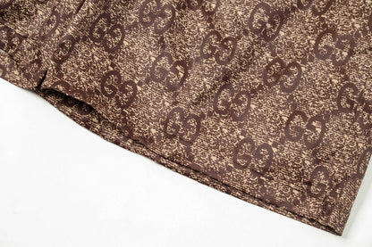 250313 New fashion gradient full print shorts