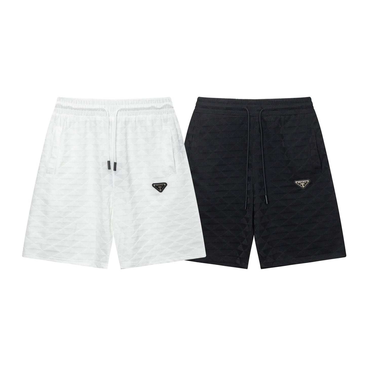 250313 New high quality jacquard metal label shorts