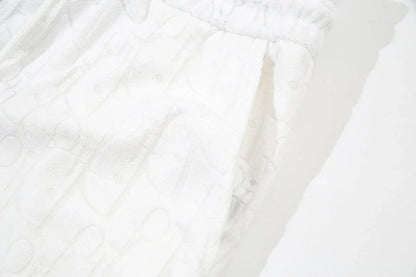 1211 New plaid jacquard towel shorts