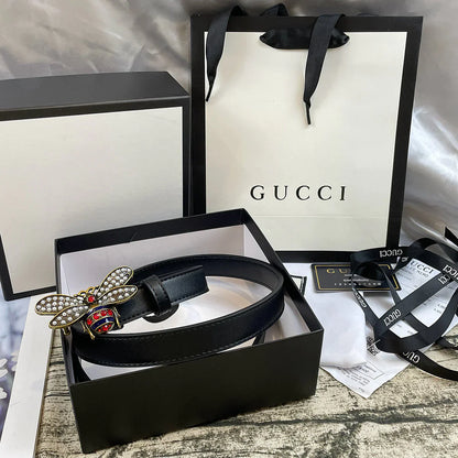 4 Colors  bee lychee pattern double-sided belt