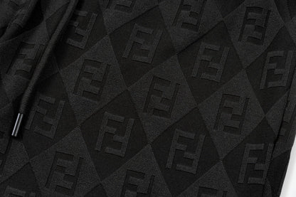 250218 New diamond textured towel knit shorts