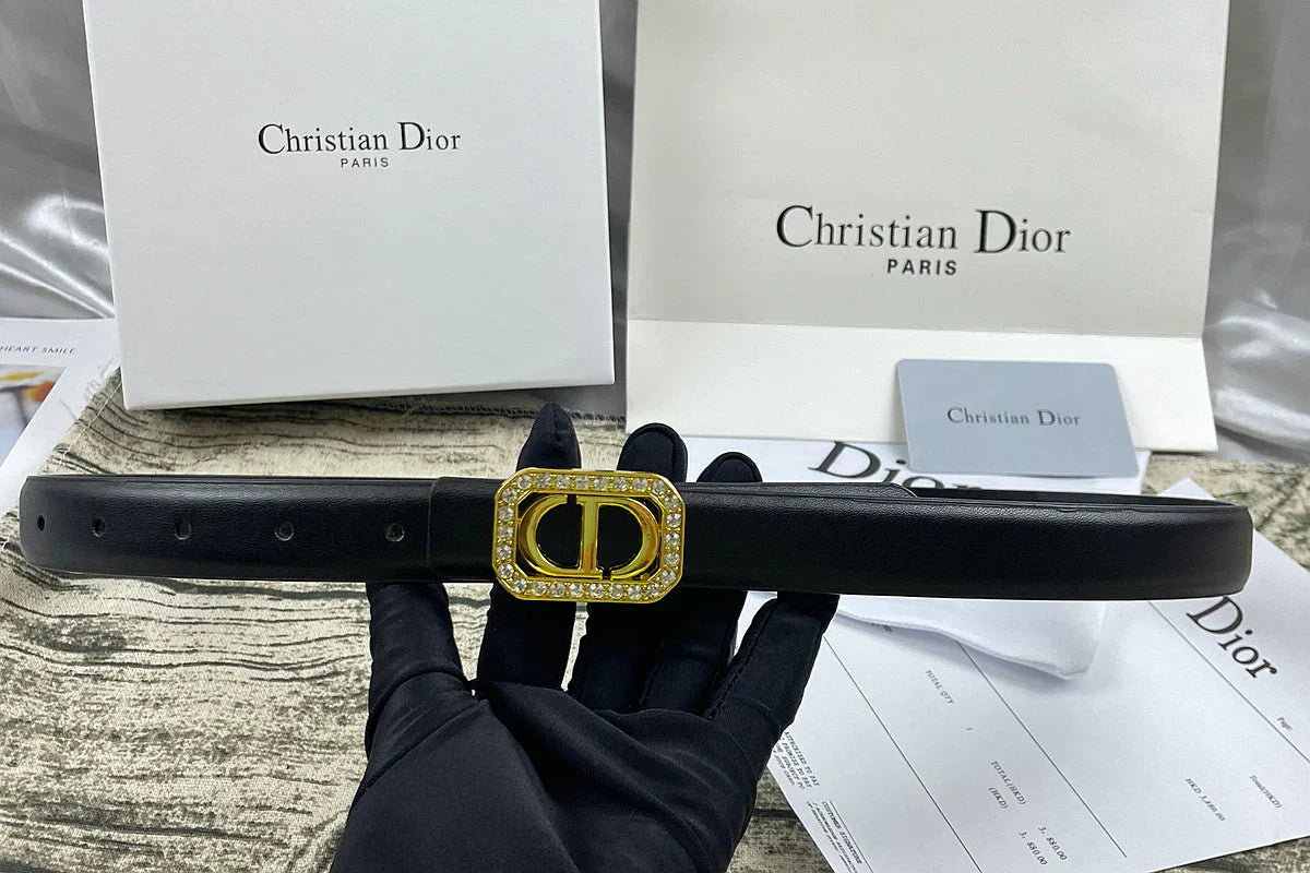 6 Colors CD rhinestone plain belt