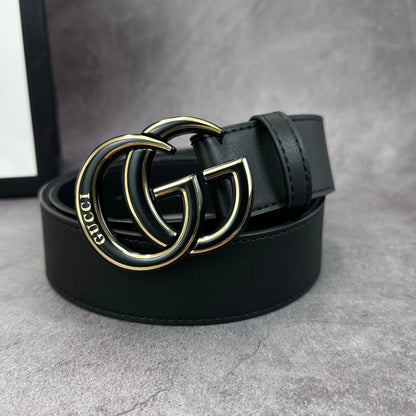 2 Colors printed letter leather belt