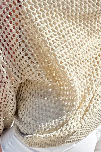 Hollow resort style Sweater