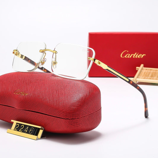 5 Colors Fashion  frameless square sunglasses 2247