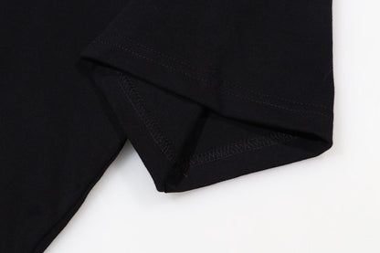 Print Collar T Shirt